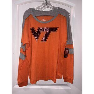 Virginia Tech Men’s Large Jersey Shirt Long Sleeve LG Hokies Fast Shipping!‎ NEW